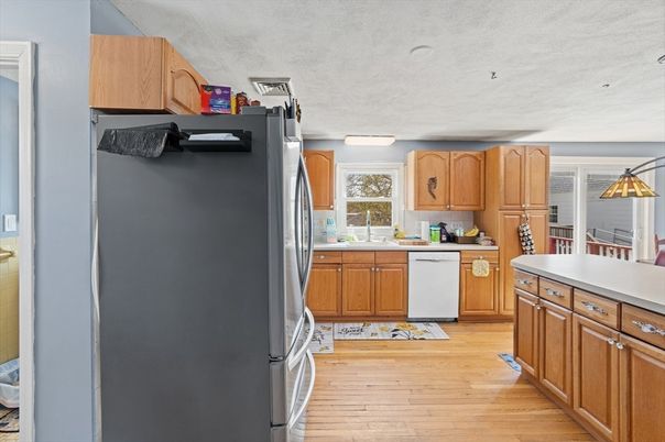 Interior, Kitchen, Wood Texture Flooring