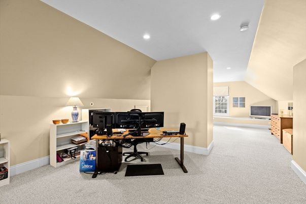 Home Office, Interior, Recessed Lighting