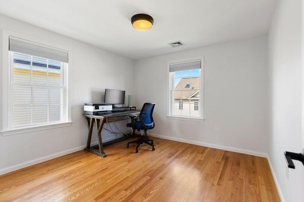 Home Office, Interior, Wood Texture Flooring