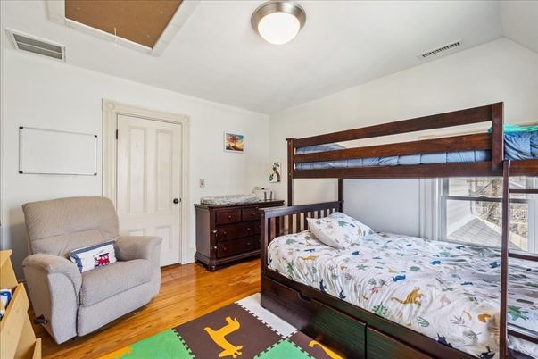 Bedroom, Interior, Wood Texture Flooring