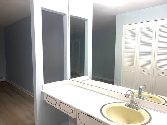 Bathroom, Dual Sink Vanities, Interior, Wood Texture Flooring