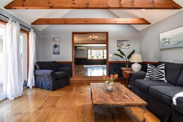 Interior, Living room, Wooden Beams, Wood Texture Flooring