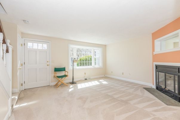 Empty room, Fireplace, Interior