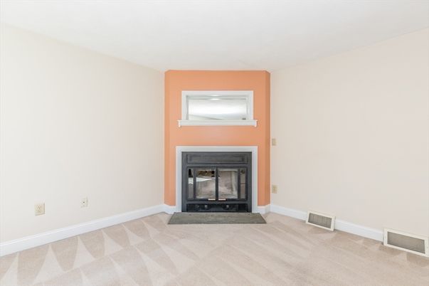 Empty room, Fireplace, Interior