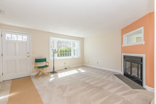 Empty room, Fireplace, Interior