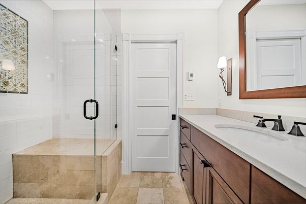 Bathroom, Glass Shower, Interior