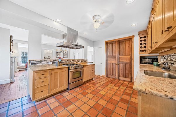 Interior, Kitchen, Recessed Lighting, Stainless Steel Appliances