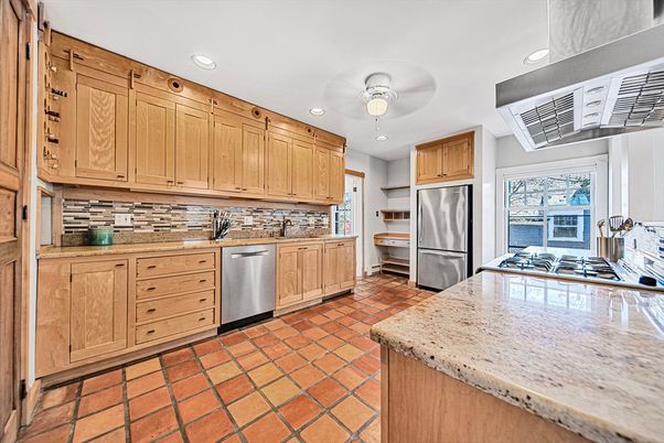 Interior, Kitchen, Recessed Lighting, Stainless Steel Appliances