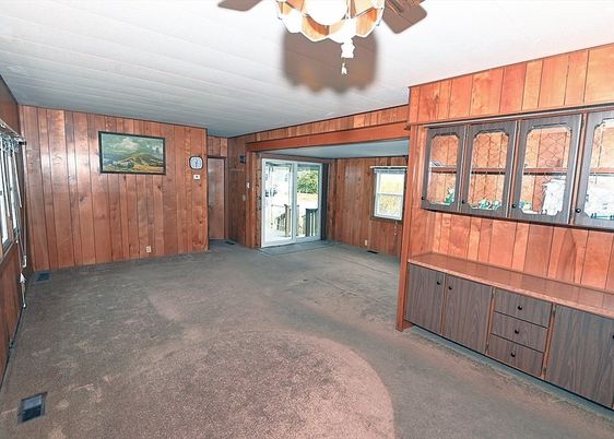 Empty room, Interior, Wooden Walls
