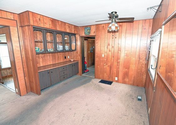 Empty room, Interior, Wooden Walls