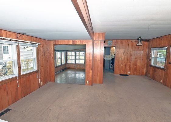 Empty room, Interior, Wooden Walls