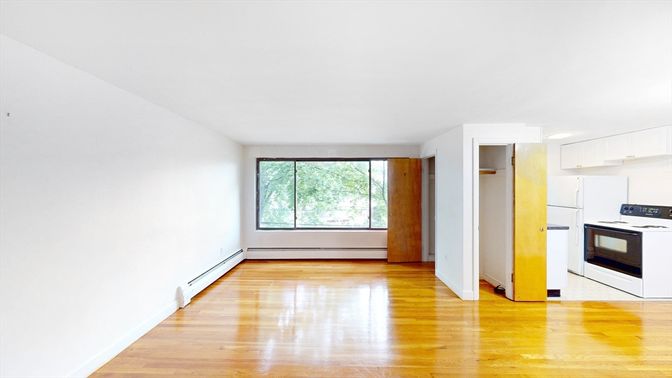 Empty room, Interior, Kitchen, Wood Texture Flooring