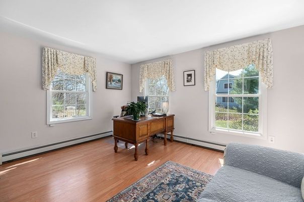 Home Office, Interior, Wood Texture Flooring