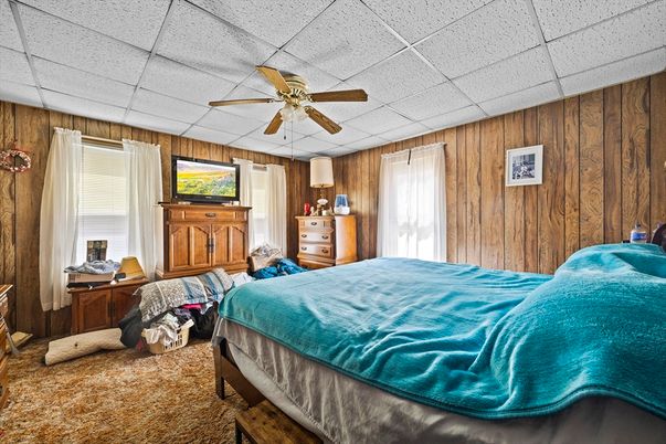 Bedroom, Interior, Wooden Walls