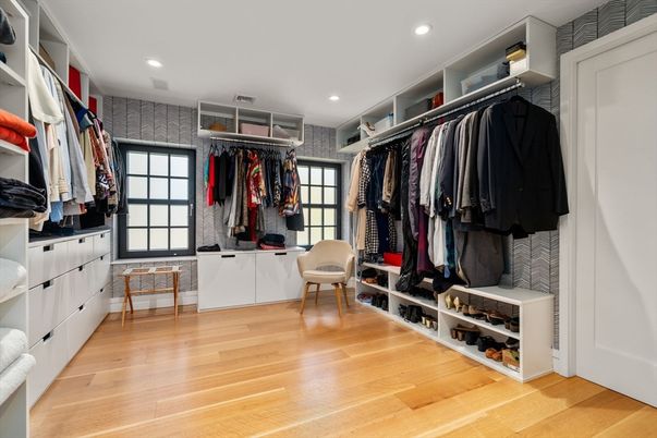 Interior, Recessed Lighting, Walk-in Closets, Wood Texture Flooring