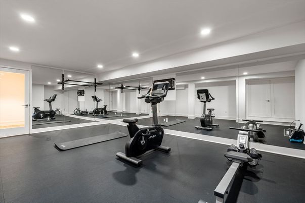 Fitness Equipment, Interior, Recessed Lighting