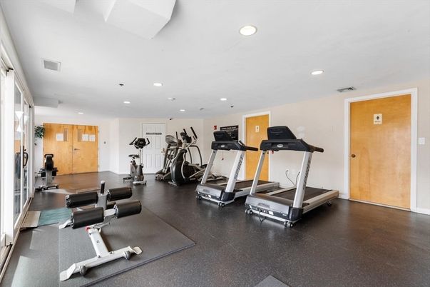 Fitness Equipment, Interior, Recessed Lighting