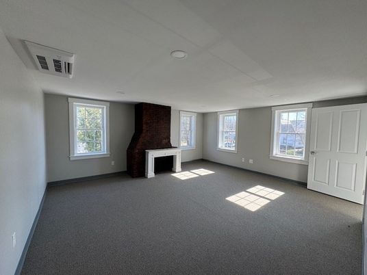 Empty room, Fireplace, Interior