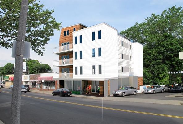 Exterior, Facade, Condo Building