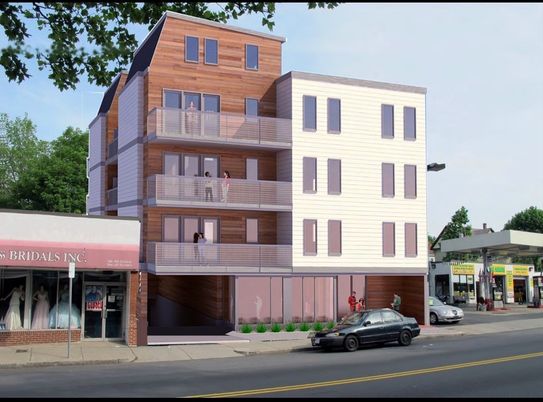 Exterior, Facade, Modern