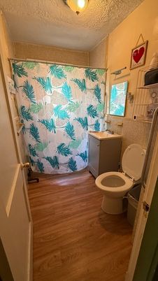 Bathroom, Interior, Wood Texture Flooring
