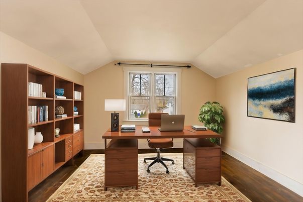 Home Office, Interior, Wood Texture Flooring
