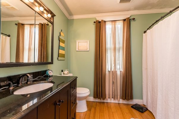 Bathroom, Interior, Wood Texture Flooring