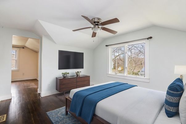 Bedroom, Interior, Wood Texture Flooring