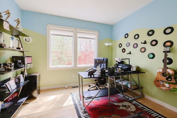 Home Office, Interior, Wood Texture Flooring
