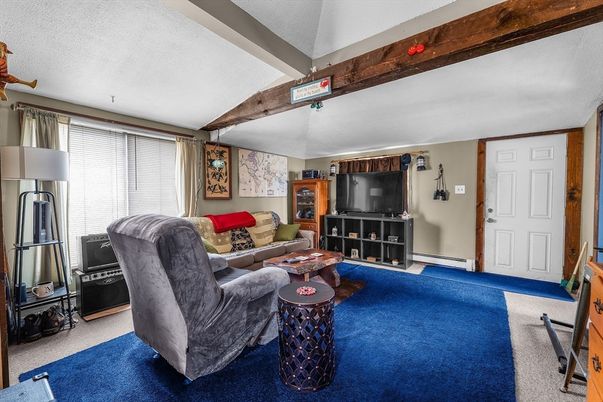 Interior, Living room, Wooden Beams