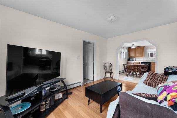 Dining room, Interior, Kitchen, Living room, Wood Texture Flooring