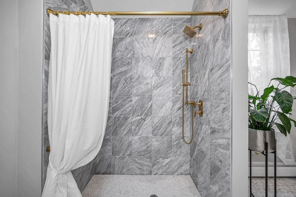Bathroom, Interior, Marble Walls