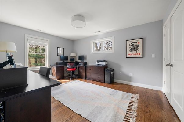 Home Office, Interior, Wood Texture Flooring