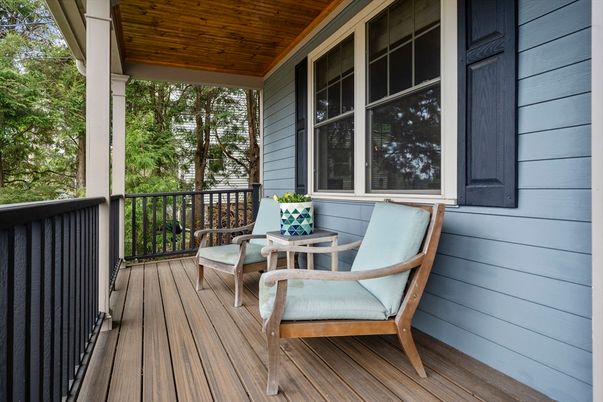 Exterior, Wood Texture Flooring