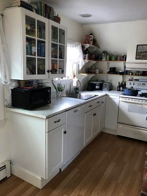 Interior, Kitchen, Wood Texture Flooring