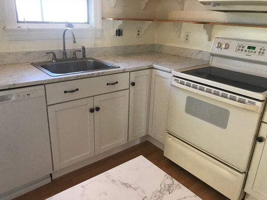 Interior, Kitchen, Marble, Wood Texture Flooring