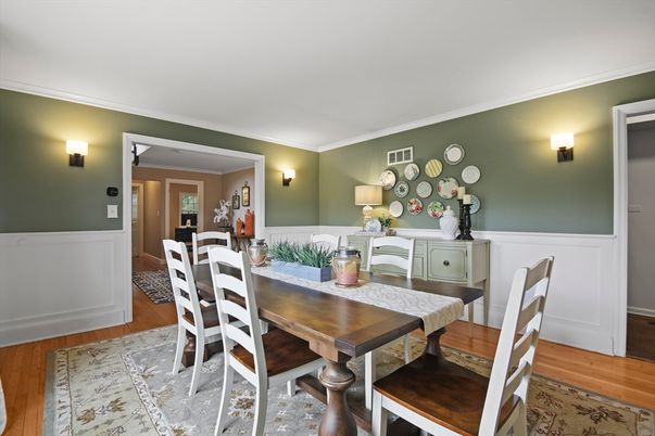 Dining room, Interior, Wood Texture Flooring