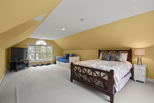 Bedroom, Interior, Recessed Lighting
