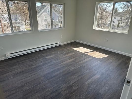 Empty room, Interior, Wood Texture Flooring