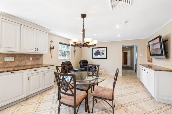 Chandelier, Dining room, Interior, Recessed Lighting
