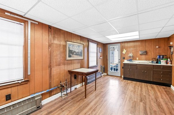 Game Room, Interior, Wood Texture Flooring, Wooden Walls