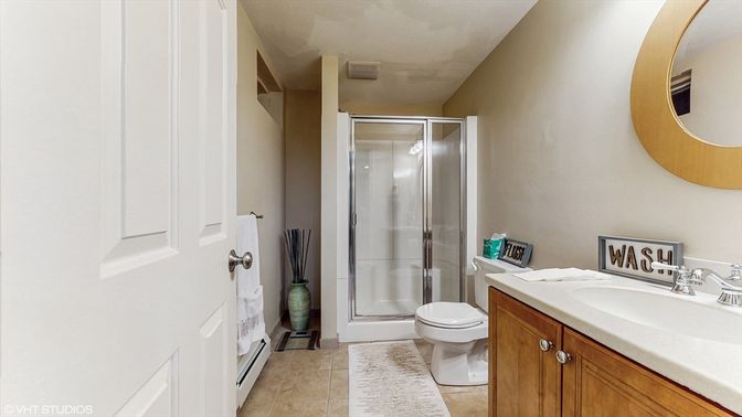 Bathroom, Glass Shower, Interior