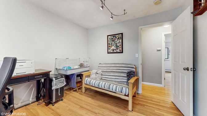 Home Office, Interior, Wood Texture Flooring