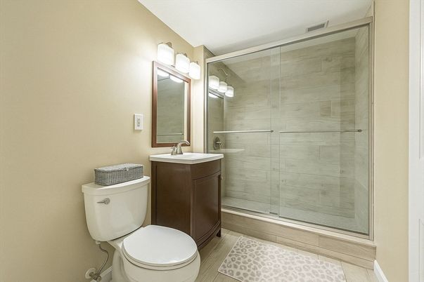 Bathroom, Glass Shower, Interior
