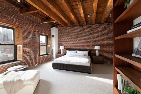 Bedroom, Interior, Stone Walls, Wooden Beams, Wooden Ceilings