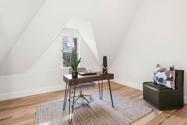 Home Office, Interior, Wood Texture Flooring