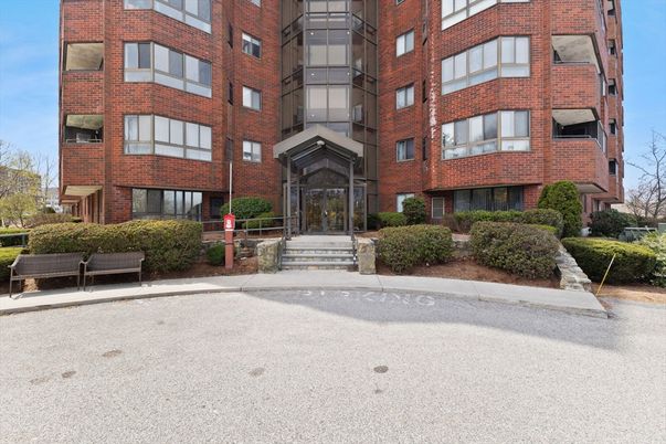 Exterior, Facade, Brick Facade, Condo Building