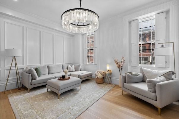 Chandelier, Interior, Living room, Pendant Lights, Wood Texture Flooring