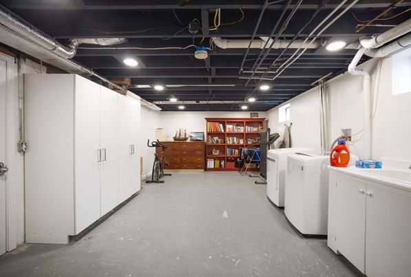 Interior, Recessed Lighting, Washer