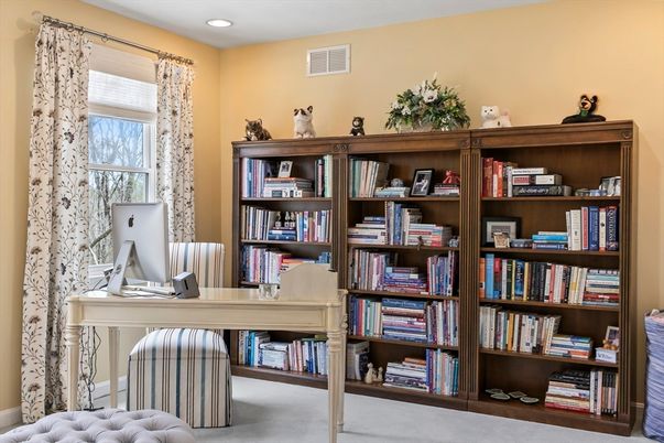 Home Office, Interior, Recessed Lighting